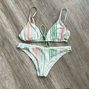O’Neill tri color Bikini Set